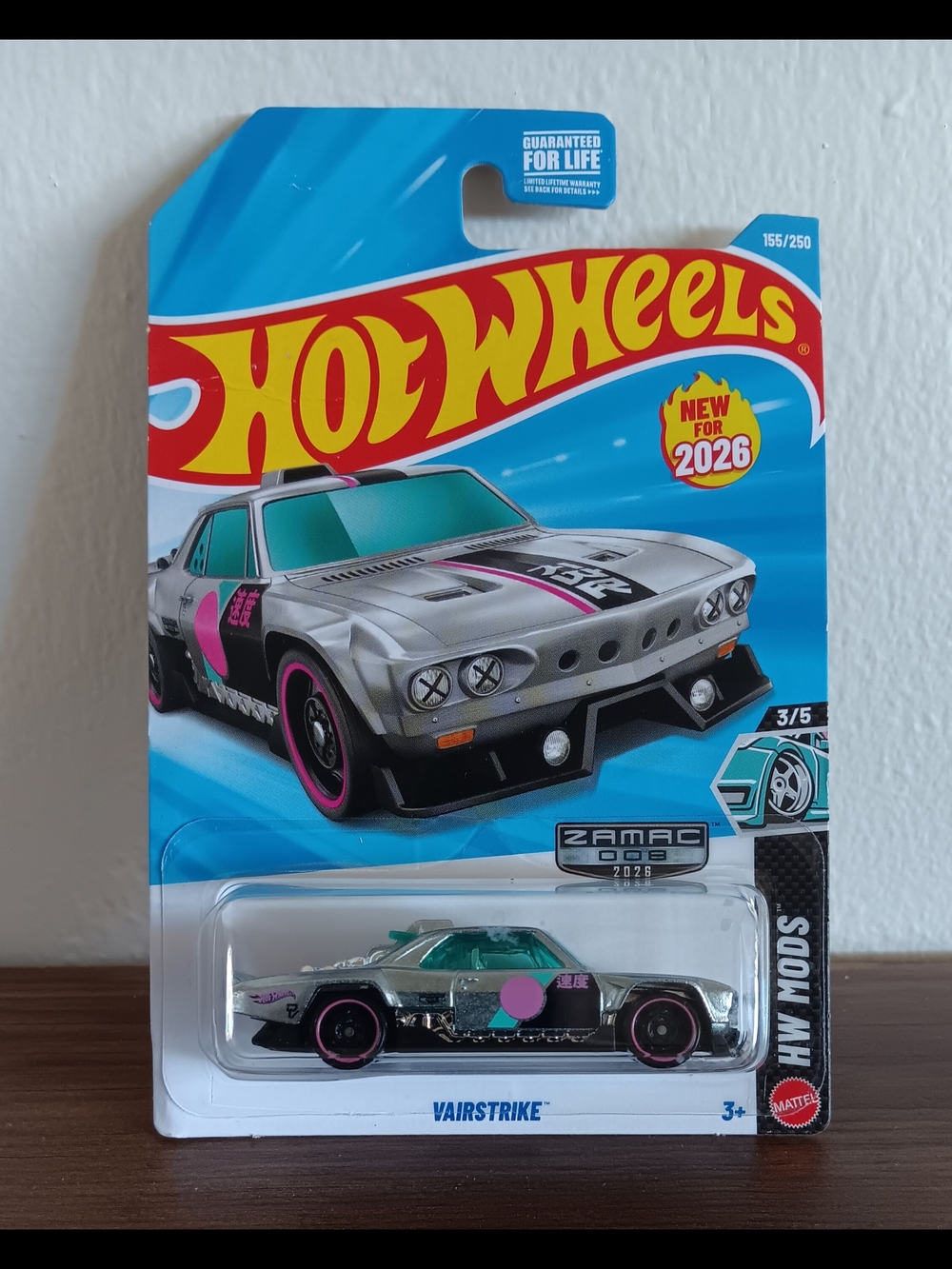 Hot Wheels Vairstike ZAMAC - Bad Card